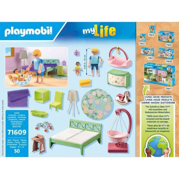 Playmobil My Life 71609: Μοντέρνο Υπνοδωμάτιο με Κούνια