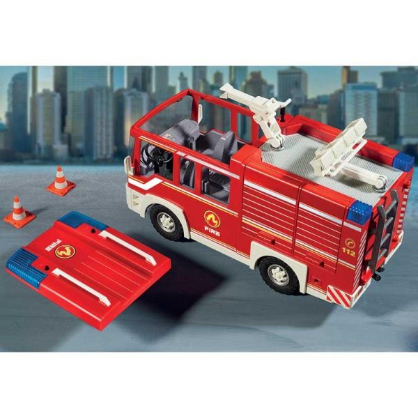 Playmobil Action Heroes 71603: Αρχηγείο και Όχημα Πυροσβεστικής