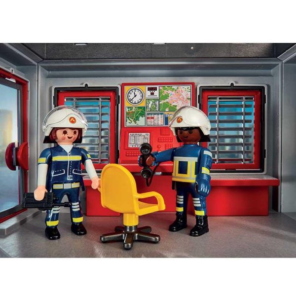 Playmobil Action Heroes 71603: Αρχηγείο και Όχημα Πυροσβεστικής