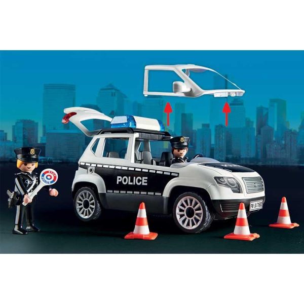 Playmobil Action Heroes 71602: Αστυνομικό Τμήμα Με Περιπολικό Και Ελικόπτερο