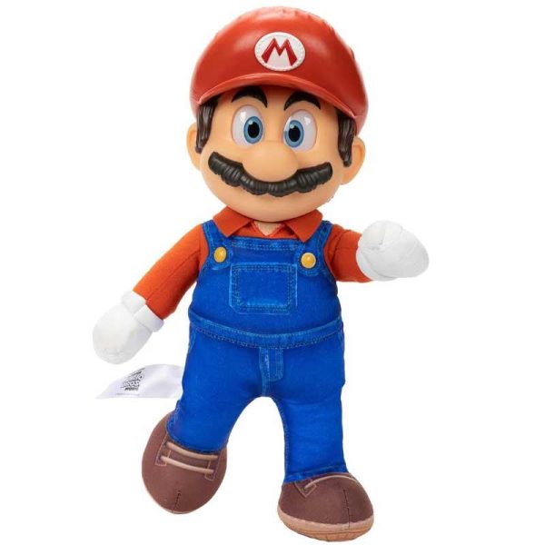 Super Mario Bros The Movie - Λούτρινο Mario 35cm Jakks Pacific