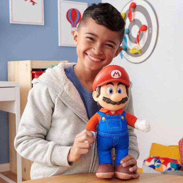 Super Mario Bros The Movie - Λούτρινο Mario 35cm Jakks Pacific