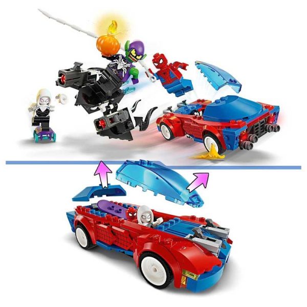Lego Marvel Super Heroes 76279 : Spider-Man Race Car & Venom Green Goblin
