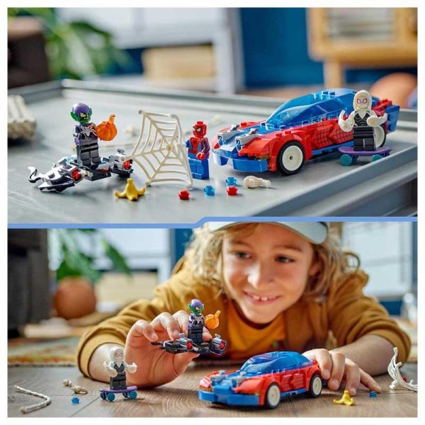 Lego Marvel Super Heroes 76279 : Spider-Man Race Car & Venom Green Goblin