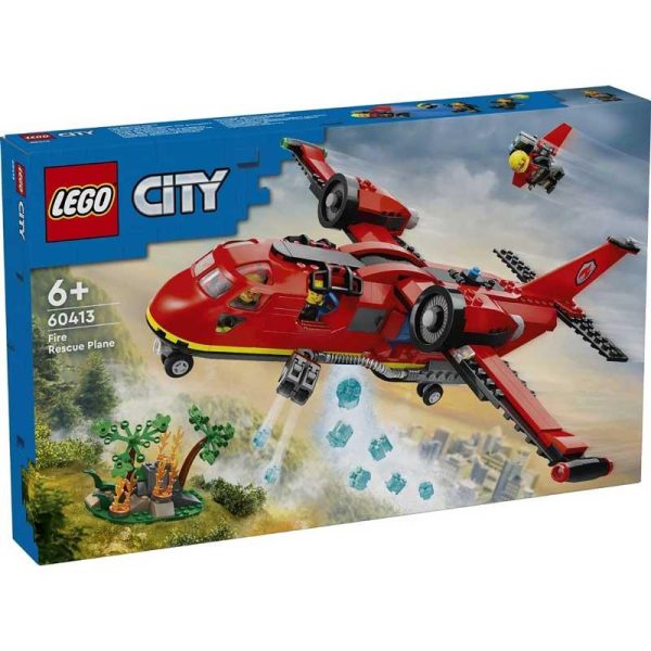 Lego City 60413: Fire Rescue Plane - Πυροσβεστικό Αεροπλάνο