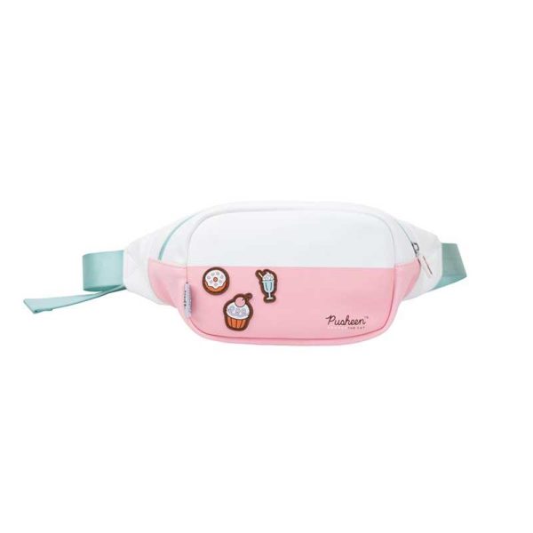 Erik Pusheen Rose Collection Τσαντάκι Μέσης με Δερματίνη