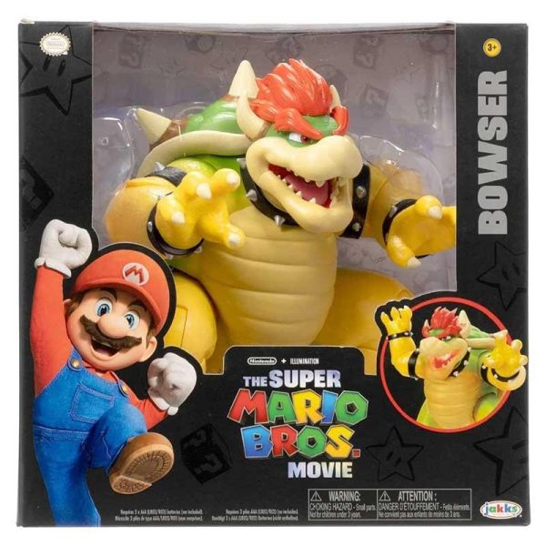 Super Mario Bros The Movie: Bowser Figure with Fire Spitting Function - Φιγούρα 18cm Jakks Pacific