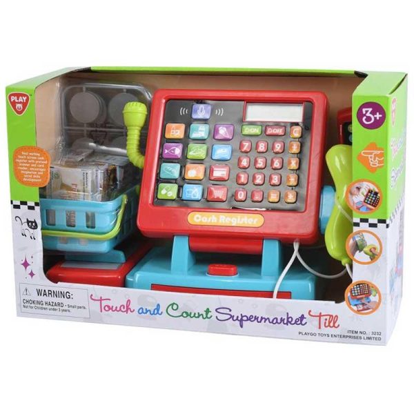 Playgo Touch & Count Super-Market: Ταμειακή Μηχανή με Κομπιουτεράκι