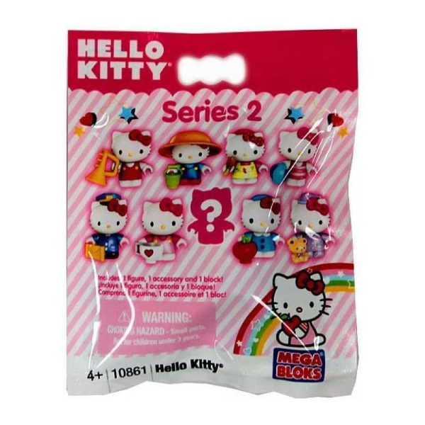 Mega Bloks Hello Kitty Series 2 - Σακουλάκι με Φιγούρα Hello Kitty 1τμχ