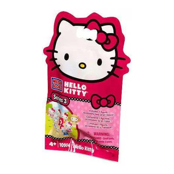 Mega Bloks Hello Kitty Series 3 - Σακουλάκι με Φιγούρα Hello Kitty 1τμχ