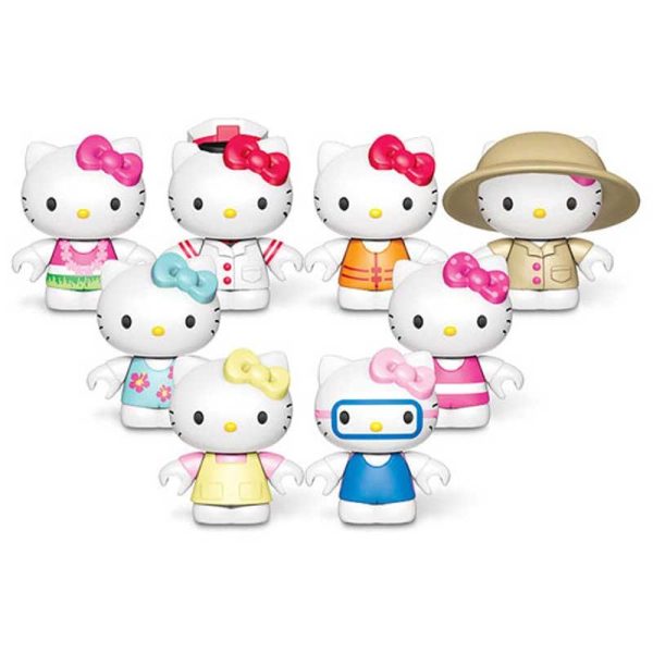 Mega Bloks Hello Kitty Series 3 - Σακουλάκι με Φιγούρα Hello Kitty 1τμχ