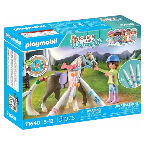 Playmobil Color Horses Of Waterfall 71640: Κομμώτρια Αλόγου