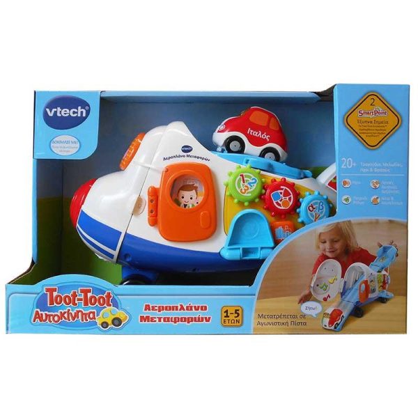 Vtech Toot – Toot Αυτοκίνητα™ Αεροπλάνο Μεταφορών (VTE50311)