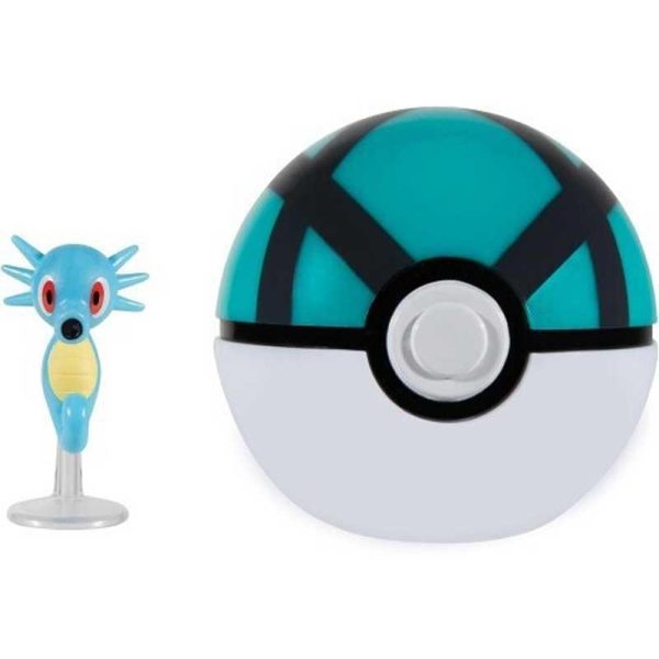 Pokemon Clip’n’Go Με Φιγούρα Horsea & Net Ball (Wave 16) #PKW3145