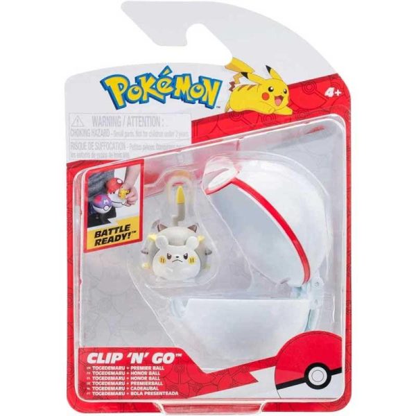 Pokemon Clip N’ Go Με Φιγούρα Togedemaru & Premier Ball (Wave 16) #PKW3149