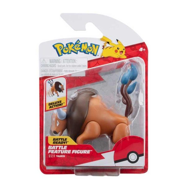 Pokemon: Tauros Battle Feature Deluxe Φιγούρα 11 εκ. ( Wave 16 ) #PKW3369