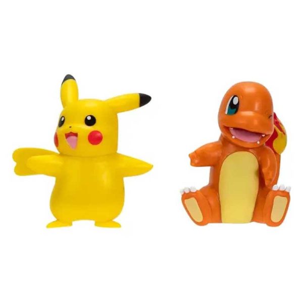 Pokemon Battle Figure Pack Με Φιγούρες Charmander & Pikachu (Wave 2) #PKW3585
