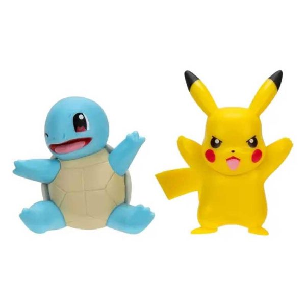 Pokemon Battle Figure Pack Με Φιγούρες Squirtle & Pikachu (Wave 2) #PKW3586