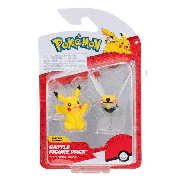 Pokemon Battle Figure Pack Με Φιγούρες Ninjask & Pikachu (Wave 18) #PKW3576