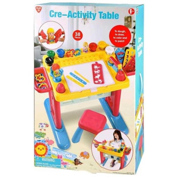 Playgo Cre-Activity Table - Τραπέζι Δραστηριοτήτων με Αξεσουάρ