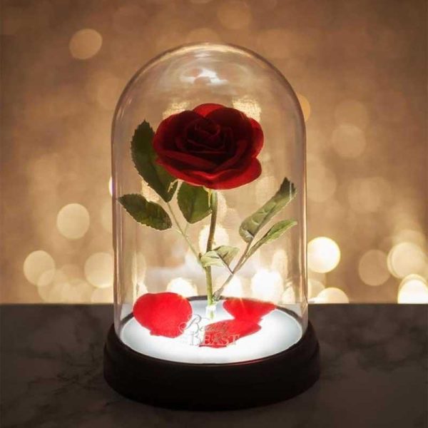 Paladone Disney Beauty And The Beast : Enchanted Rose Light - Φωτιστικό