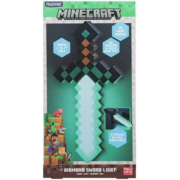 Paladone Minecraft Diamond Sword Light - Διακοσμητικό Φωτιστικό 40cm