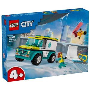 Lego City 60403: Emergency Ambulance & Snowboarder