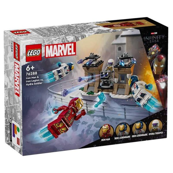 Lego Marvel 76288: Iron Man & Iron Legion VS. Hydra Soldier