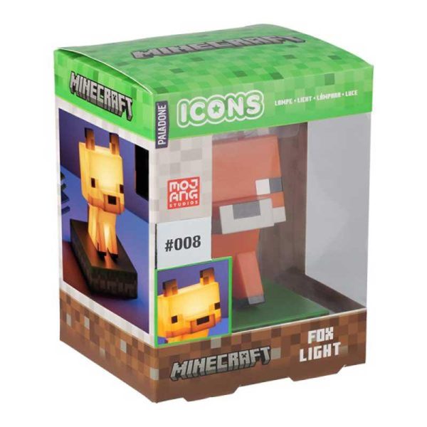 Paladone Icons Minecraft Fox Light - Διακοσμητικό Φωτιστικό
