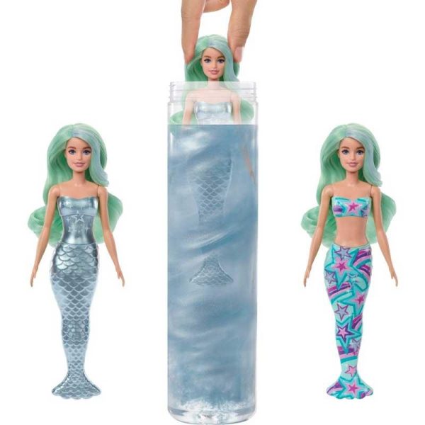 Barbie Color Reveal 'Dream Mermaids': Κούκλα Γοργόνα με 6 Εκπλήξεις - Διάφορα Σχέδια