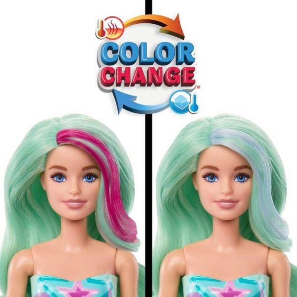 Barbie Color Reveal 'Dream Mermaids': Κούκλα Γοργόνα με 6 Εκπλήξεις - Διάφορα Σχέδια