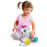 Baby Clementoni - Βρεφικό Παιχνίδι Συρόμενος Μονόκερος με Ήχους