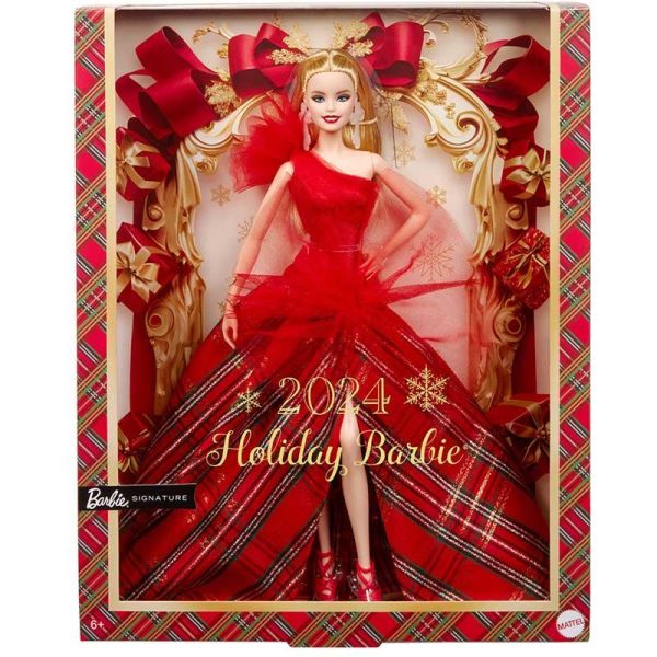 Barbie Signature Holiday 2024 : Συλλεκτική Κούκλα Χριστούγεννα 2024 #HRM61