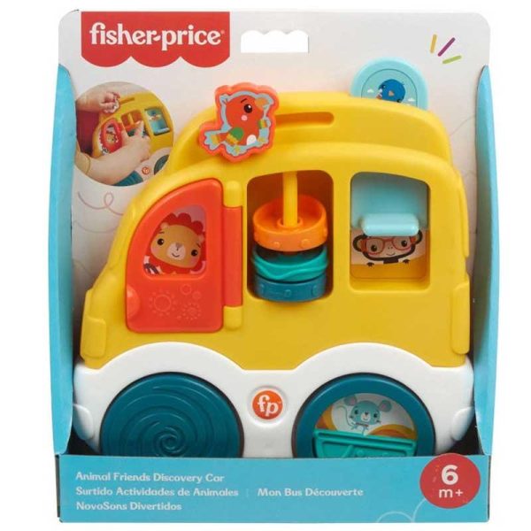 Fisher Price Animal Friends Discovery Car - Εκπαιδευτικό Παιχνίδι Αυτοκίνητο