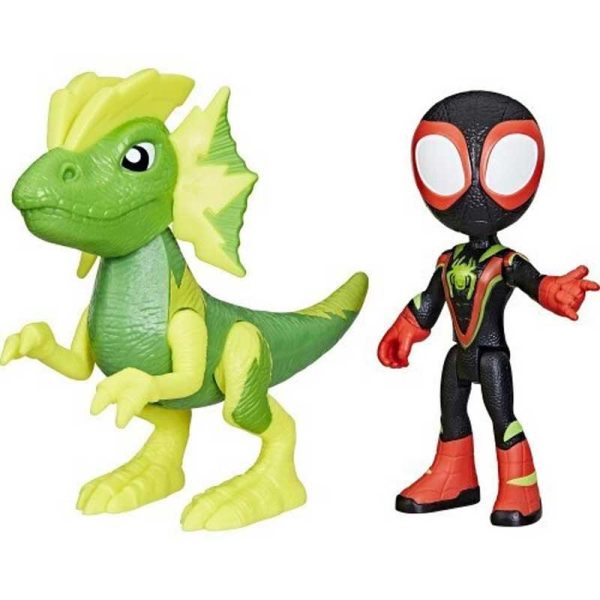 Marvel Spidey And His Amazing Friends Dino Webs: Miles 'Spin' Morales & Marvel's Electrosaurus