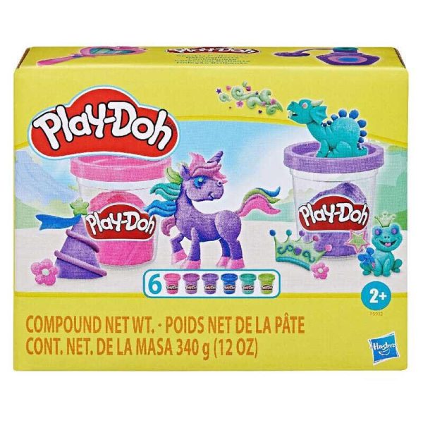 Play-Doh Sparkle Compound Collection – Σετ Πλαστελίνης Αστραφτερά Χρώματα (6 τεμάχια)