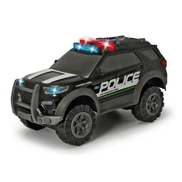Dickie Toys Police Interceptor - Ford 4x4 Όχημα Αστυνομίας Πλαστικό Με Ήχο Και Φως 30cm