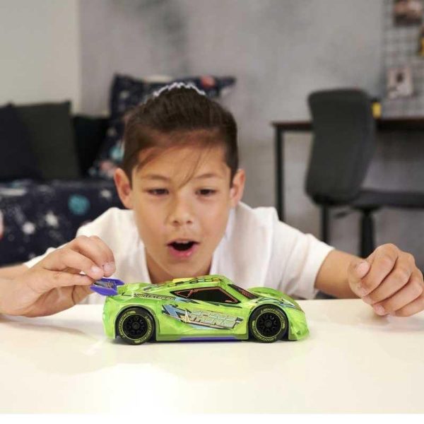 Dickie Toys Speed Tronic - Αγωνιστικό Αυτοκίνητο Πλαστικό με Κίνηση, Ήχο & Φως 20εκ.