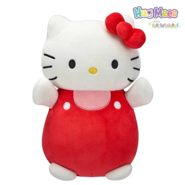 Squishmallows HugMees Sanrio W6 - Λούτρινo Hello Kitty 25cm