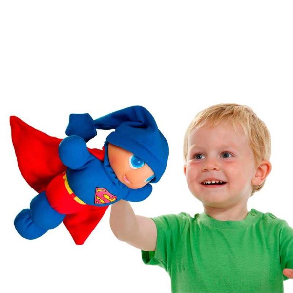 Molto Gusy Luz DC Superman- Βρεφικό Λούτρινο 'Φωτεινούλης' με Φως 30εκ.