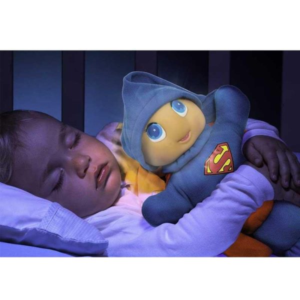 Molto Gusy Luz DC Superman- Βρεφικό Λούτρινο 'Φωτεινούλης' με Φως 30εκ.