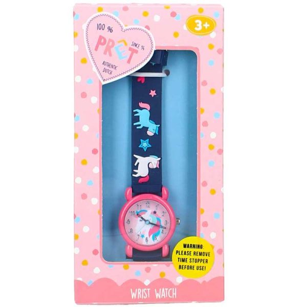 Pret Watch Happy Times Unicorn Παιδικό Αναλογικό Ρολόι Χειρός με Λουράκι από Καουτσούκ/Πλαστικό
