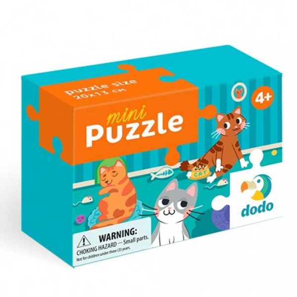 Dodo Puzzle Mini Crazy Cats – Παζλ Γατούλες 35 Τμχ