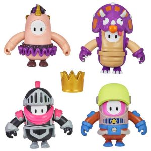 Fall Guys 'Grab The Crown' Mix & Match Figures 4-Pack: Σετ με 4 Φιγούρες 10εκ.