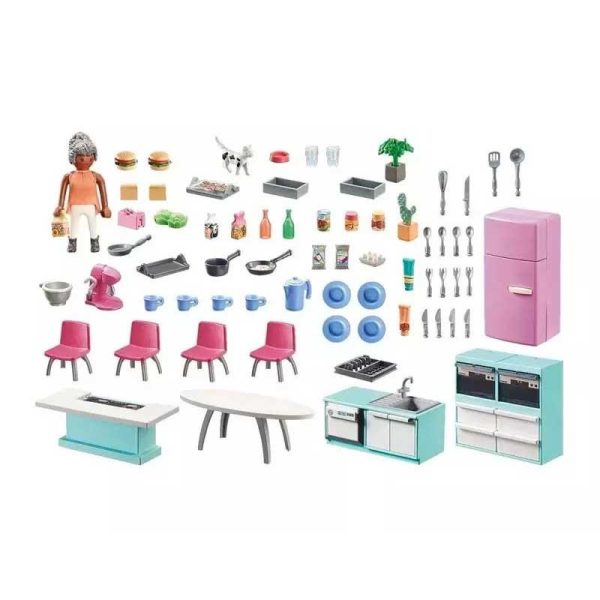 Playmobil City Life 71608: Μοντέρνα Κουζίνα με Τραπεζαρία