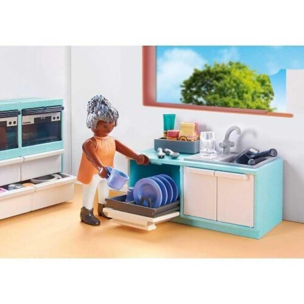 Playmobil City Life 71608: Μοντέρνα Κουζίνα με Τραπεζαρία