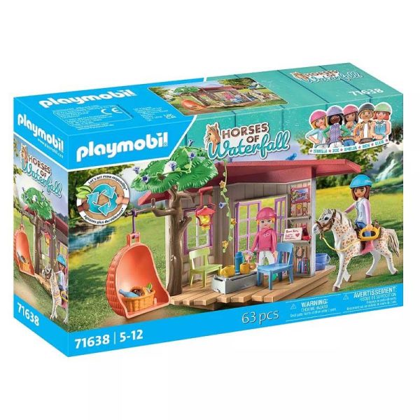 Playmobil Horses Of Waterfall 71638: Clubhouse Ιππασίας