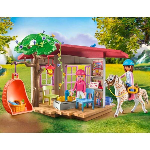 Playmobil Horses Of Waterfall 71638: Clubhouse Ιππασίας