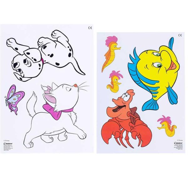 Αυτοκόλλητα Τοίχου Disney Classic Characters - Σετ με 22 Stickers