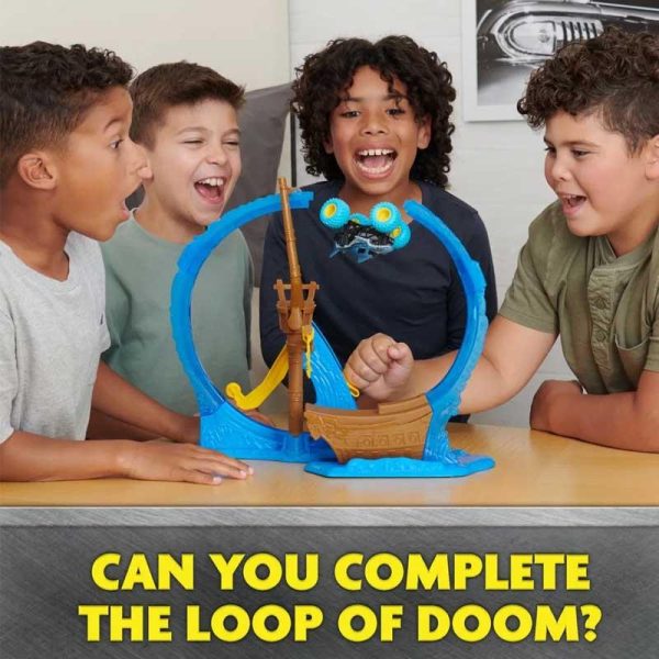 Monster Jam 1:64 Megalodon's Loop Of Doom Playset - Πίστα με Αυτοκινητάκι